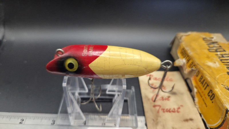 875    Vintage South Bend Babe-Oreno Fishing Lure 972 RW  with Box