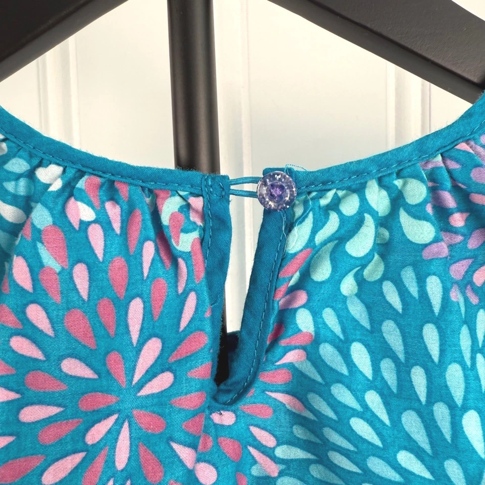 Vestido Disney Store La Sirenita Ariel Niñas Talla 7/8 Verde azulado Brillante Sirena Foto 4 de 4