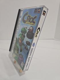 Croc: Legend of the Gobbos (Sega Saturn, 1997) CIB Complete w/ Manual & Reg VGC
