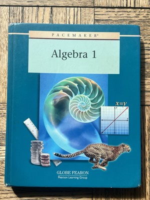 Pacemaker Algebra 1 - Globe Fearon Pearson Learning Group - Hardcover Textbook