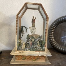 teca devozionale antica XIX secolo Madonna del Monte di Cesena rara pezzo unico