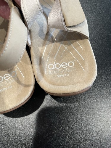 ABEO Norma tg. Cinghia regolabile 10N NW0271 regolazione pelle Scarpe comode. Usato in ottime condizioni - Foto 4 di 8