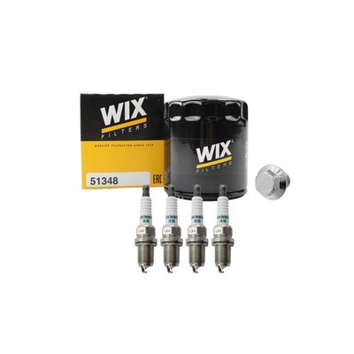Wix Engine Oil Filter & Denso 4 Iridium Power Spark Plugs kit for Previa L4 DOHC