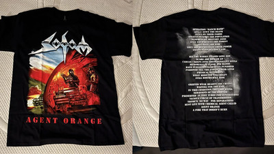 Sodom - Agent Orange Double Sided Cotton Unisex T-Shirt US2228