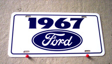 1967 Ford License Plate Car Tag 67 Falcon Fairlane Mustang Thunderbird Ranchero