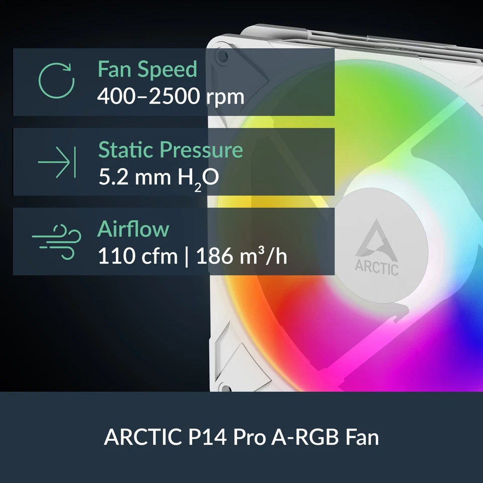ARCTIC Liquid Freezer III Pro 420 A-RGB white PC Water Cooler Cooling CPU - Image 3 of 4