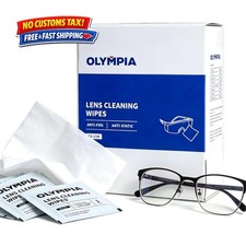 100pc Lens Cleaning Wipes Individually Wrapped Eyeglass Lens Cleaning US