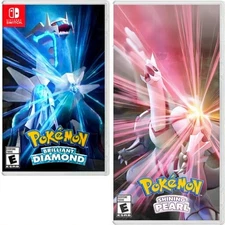 Pokemon Brilliant Diamond + Pokemon Shining Pearl Switch Brand New Bundle (RPG)