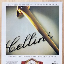 1994 Rolex Cellini Timepiece Vintage Print Ad Jewelry Gold Watch Advert Art