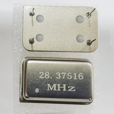 4PCS 28.37516MHZ Crystal Clock Oscillator HCMOS 5V rectangle DIP-14/DIP14 NEW