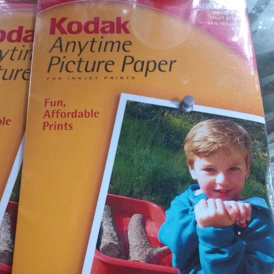 Kodak 60 Sheets Soft Gloss Picture / Photo Paper - 8 1/2" x 11" NEW / Sealed - Image 3 of 4