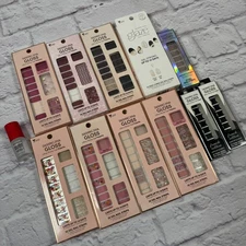 NIB Dashing Diva Gel Nail Strips- 10 sets, 1 Semi-Cured, and Nail Primer Polish