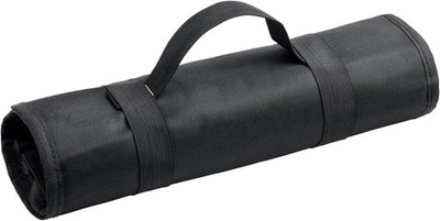 ZffXH Rolltasche Werkzeug - Schwarz Canvas Klein Werkzeugrolle, Tool Roll Bag,