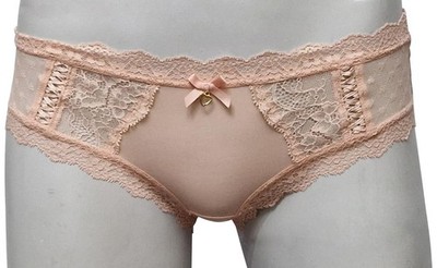 MARKS & SPENCER Womens Low Rise Short Pale Peach Underwear Pants UK 8