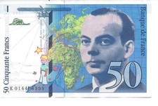 Geldschein Banknote Frankreich 50 Francs 1994 - fast UNC