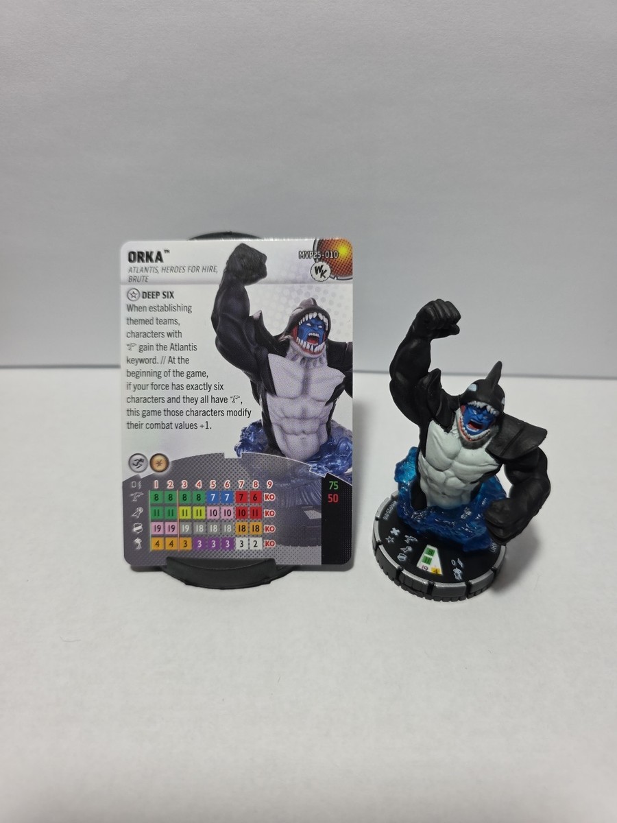 Marvel Heroclix - Orka - MVP25-010 - Convention Exclusive - NEW | eBay