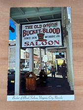 Vintage Postcard, Virginia City, Nevada - Bucket of Blood Saloon - Wild West