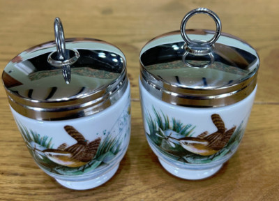 Vintage zwei große Royal Worcester Egg Coddlers
