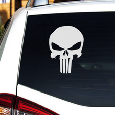 Punisher Skull Decal/Sticker-CHOOSE SIZE COLOR-Marvel-Comics-Superhero-Car-Truck