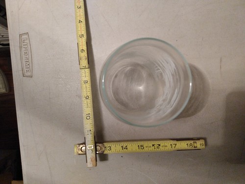 Glass Hurricane Lamp Chimney WInter Scene For Oil Kerosene 7 1/2 NonProfit EDU - Picture 4 of 9