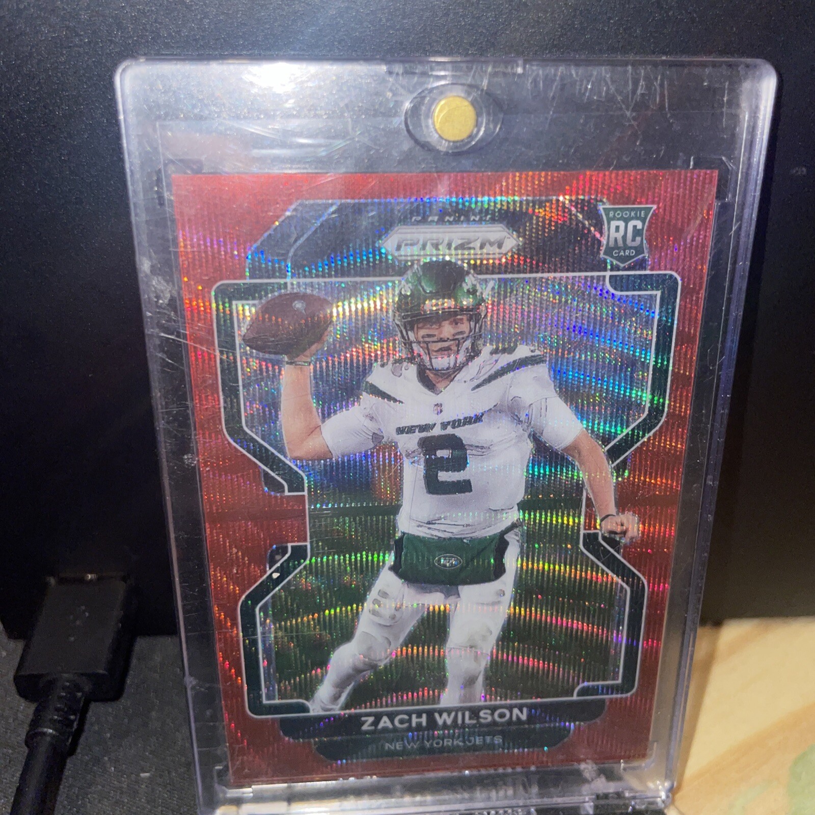 2021 Panini Prizm Rookie Red Wave /149 Zach Wilson Ungraded