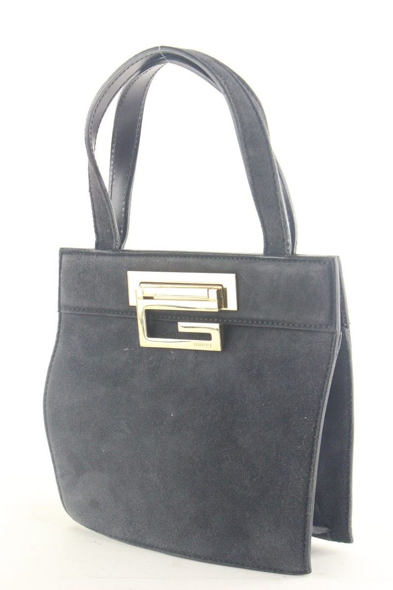 Gucci Suede Tom Ford Era Tote G Logo Turnlock 1GG1012K | eBay