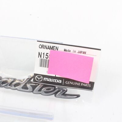 ⪩⪨さま専用ページ MAZDA GENUINE MIATA MX-5 Roadster Name LOGO REAR CHROME EMBLEM