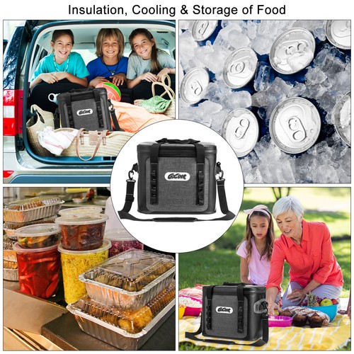 36 Cans Large Pack Cooler Bag Insulated Water-Resistant For Picnic Camping - Picture 6 of 12