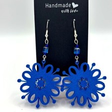 Flower 3D Printed Earrings