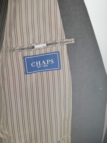 Chaps Blazer Mens 50R Brown Corduroy Elbow Patches Sport Coat Jacket NWT - Picture 8 of 12