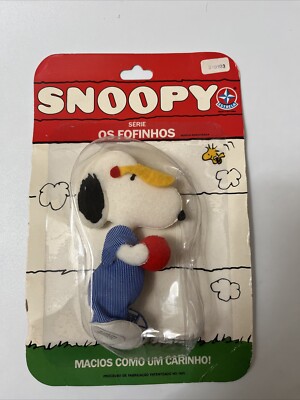 RARE Sealed Snoopy Peanuts Brazil doll Vintage Doll Estrela Fluffy