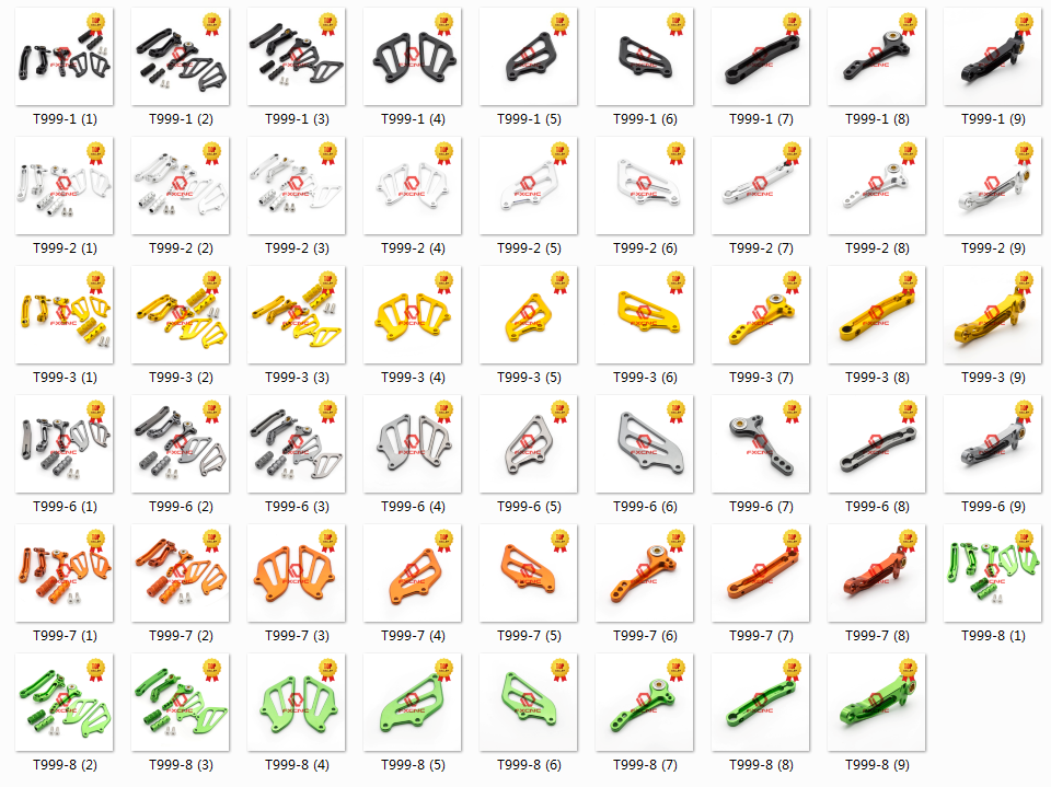 CNC Brake Shift Pedal/Wing Rearset Footpeg Pedal Replacement For
