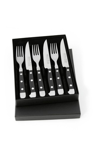 Mejor Precio Garantía - Cubiertos de Bistec Güde 6 piezas - Alfa - Forjado 63-1313/12 - Imagen 4 de 5