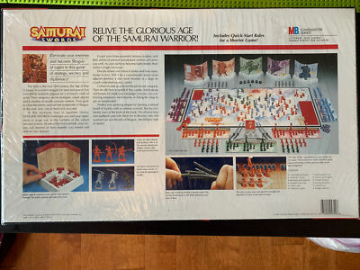 Samurai Swords Board Game New in Shrink Sealed Milton Bradley