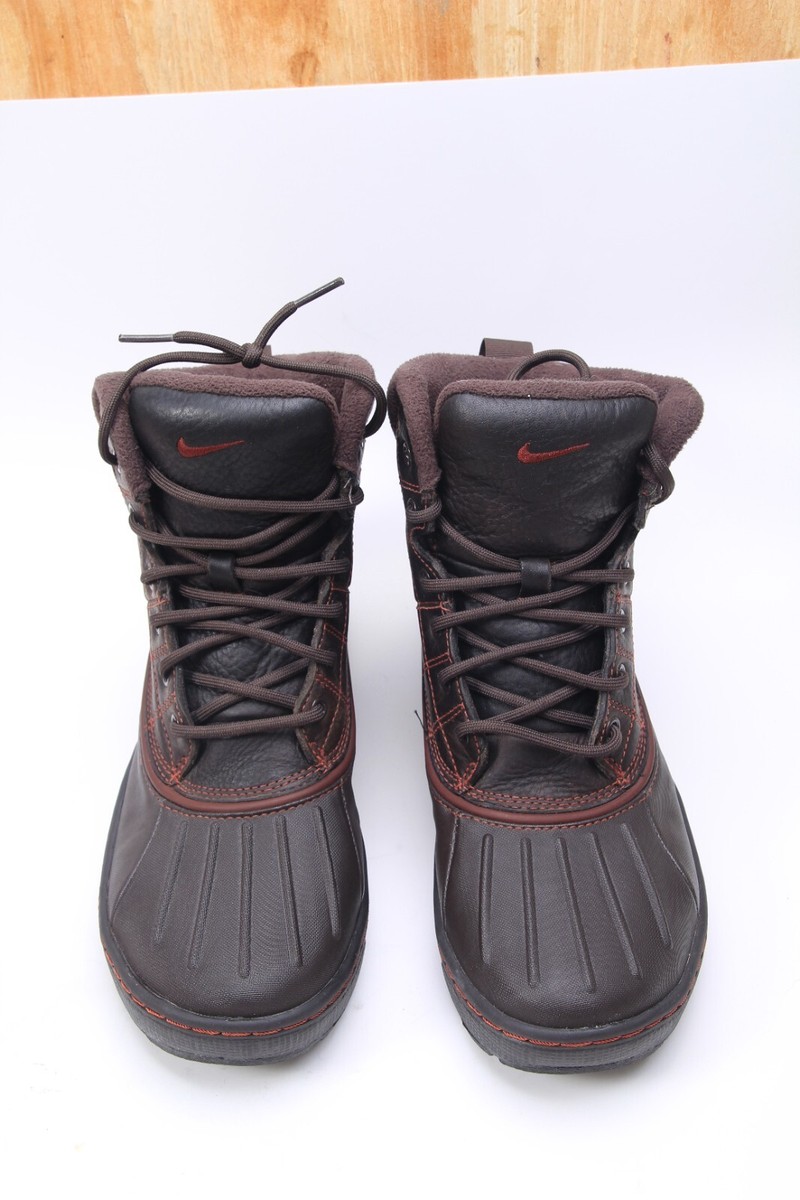 NIKE WOODSIDE duck Boots. Lace Up Rain Boots Shoes Sz 7.5 NO 