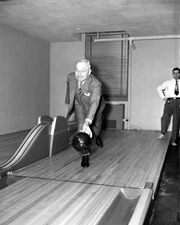 President Harry Truman Bowling Photo