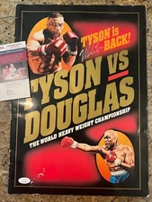 Autographed by Tyson, Program Buster Douglas vs Mike Tyson in Tokyo - JSA