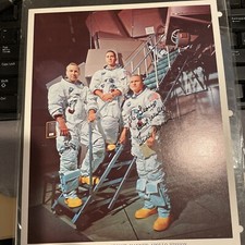 Frank Borman autographed 8x10 color photo JSA certified 