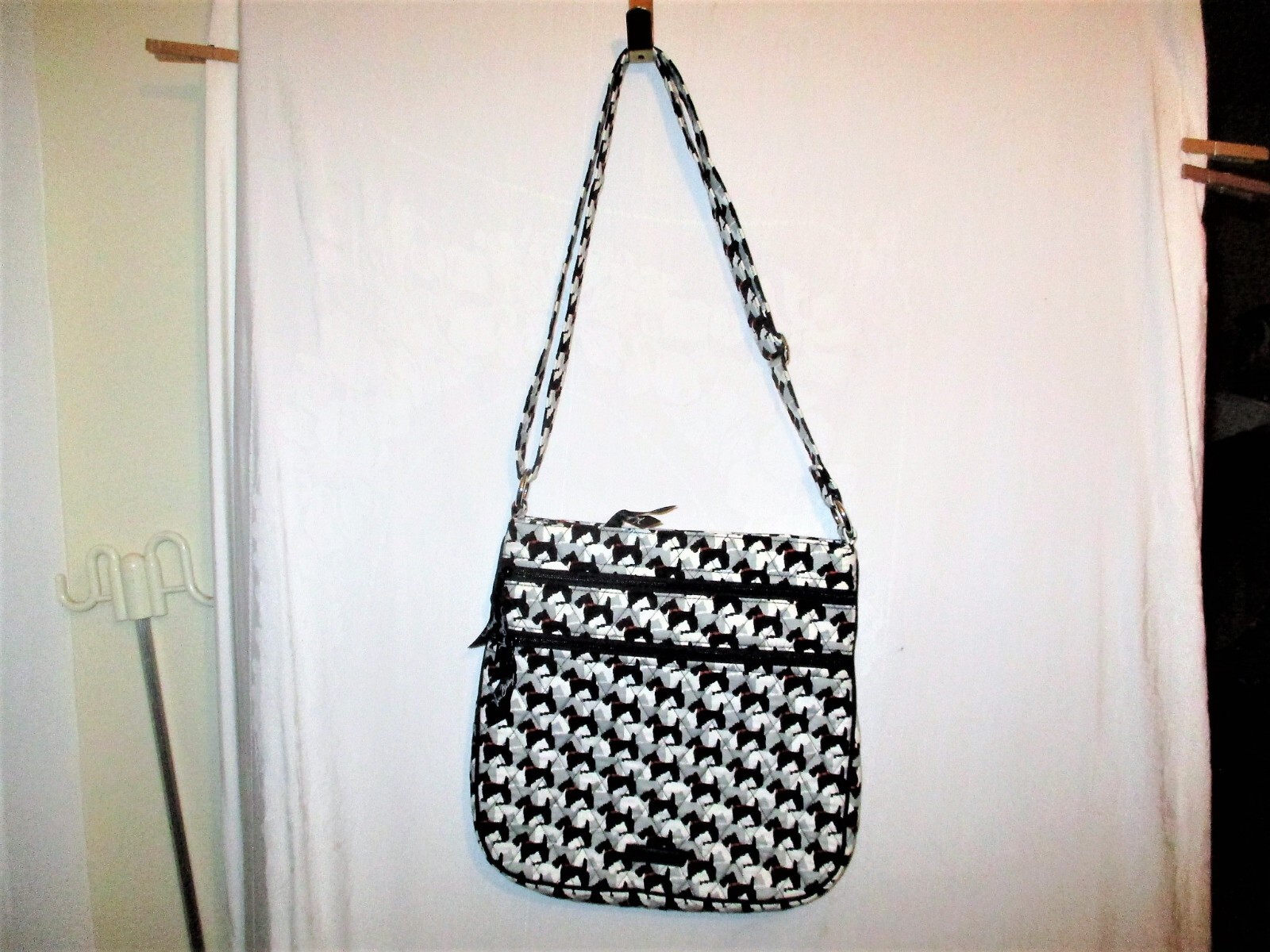 Vera Bradley Scottie Dogs Crossbody Shoulder Purse Bu… Gem