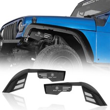 Front Inner Fender Liner Black Steel w/Since 1941 For 1997-2006 Jeep Wrangler TJ