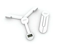 Joseph Joseph TriScale Compact Folding Digital Scale, White