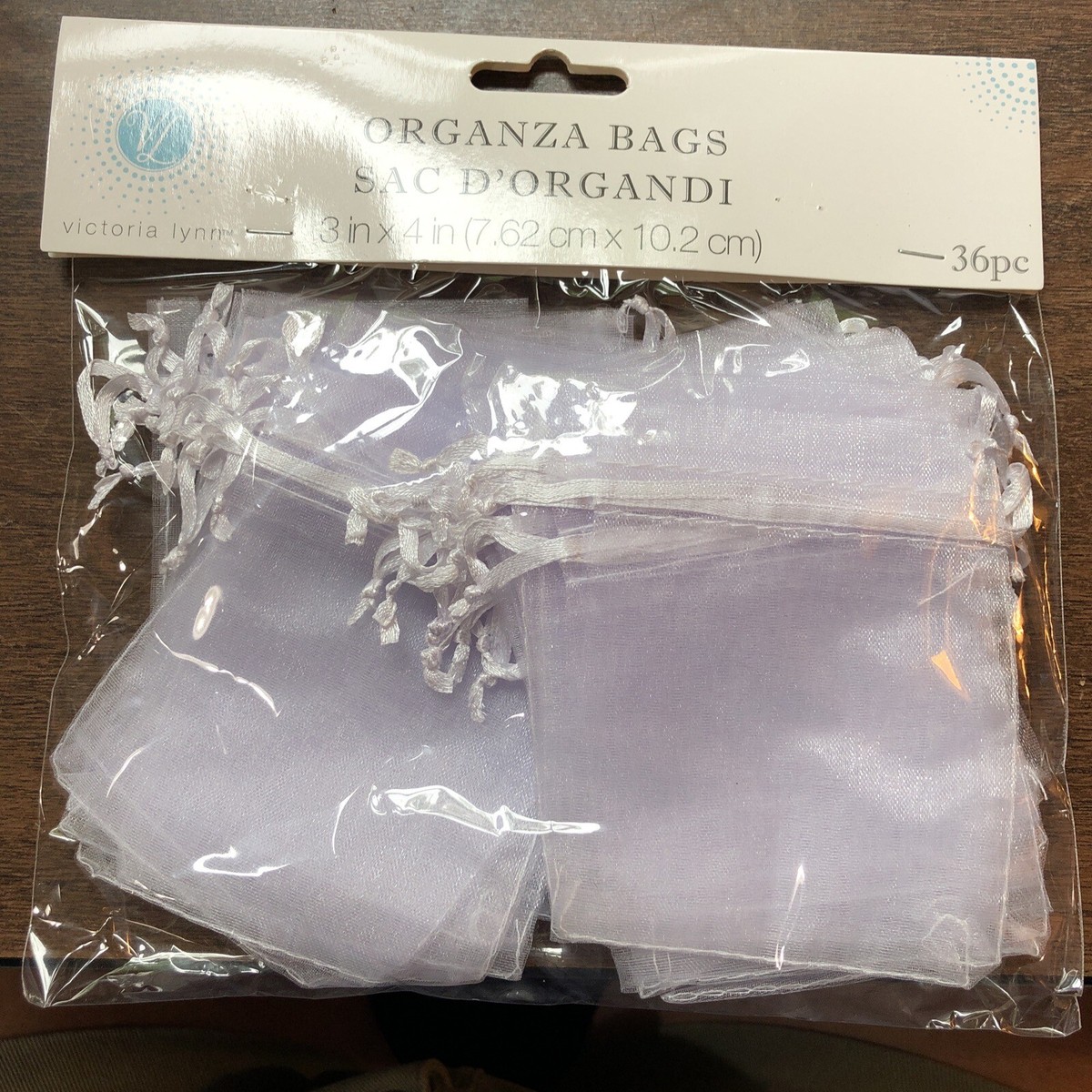 Organza White Favor Bags 36 Pieces Wedding Party New