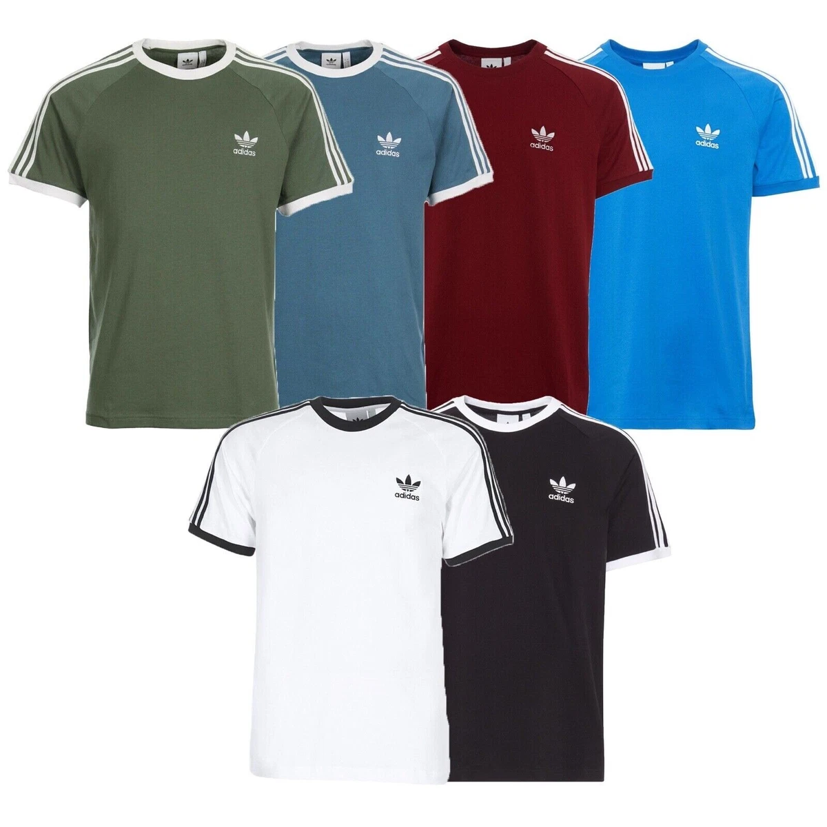 adidas originals camiseta 3-stripes california