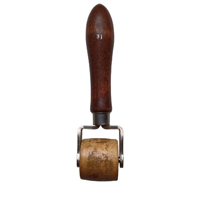 Vintage Accuracy Warner Tools USA Wooden Roller 31 1.5''WX6''L