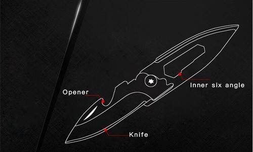 Slim Folding Thin Pocket Knife Lightweight Travel Backpacking EDC Everyday Carry - Picture 12 of 14
