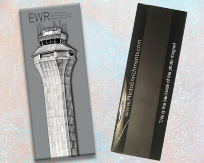 EWR Newark Int'l Airport Tower Handmade 2'' x 5''  Fridge Magnet (PMA9011)