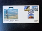 1983 BRITISH ENGINEERING HAWKWOOD OFFICIAL FDC & WORLD'S LONGEST SPAN SHS CV £15