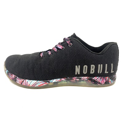 NOBULL Midnight Palm Shoes Mens Sz 10 Womens Sz M Black Trainers  Running