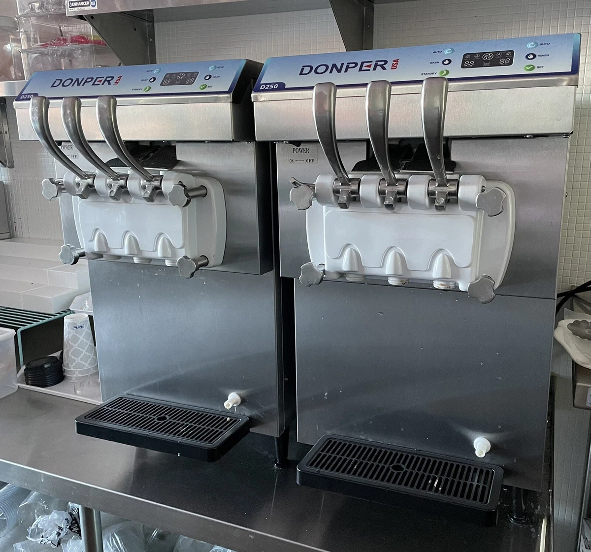 Donper frozen 2024 yogurt machine
