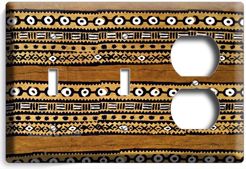 AFRIKANISCHER MALI TRIBAL SCHLAMM TUCH STIL LICHTSCHALTER AUSLASS WANDPLATTE ZIMMER VOLKSKUNST - Bild 33 von 34